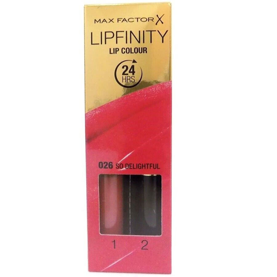 Max Factor Lipfinity 24HR Lip Colour Lipstick - Select Your Shade - Brand New