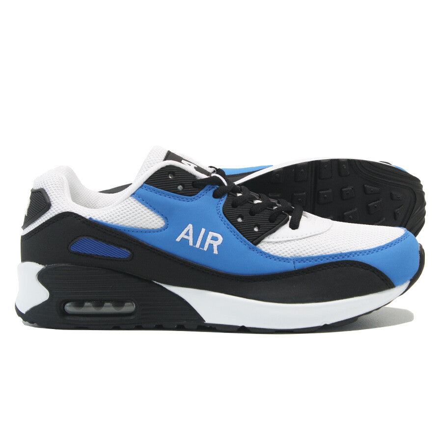 MENS SHOCK ABSORBING RUNNING TRAINERS CASUAL LACE GYM WALKING SPORTS SHOES SIZE