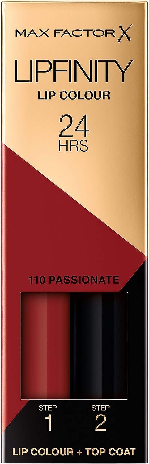 Max Factor Lipfinity 24HR Lip Colour Lipstick - Select Your Shade - Brand New