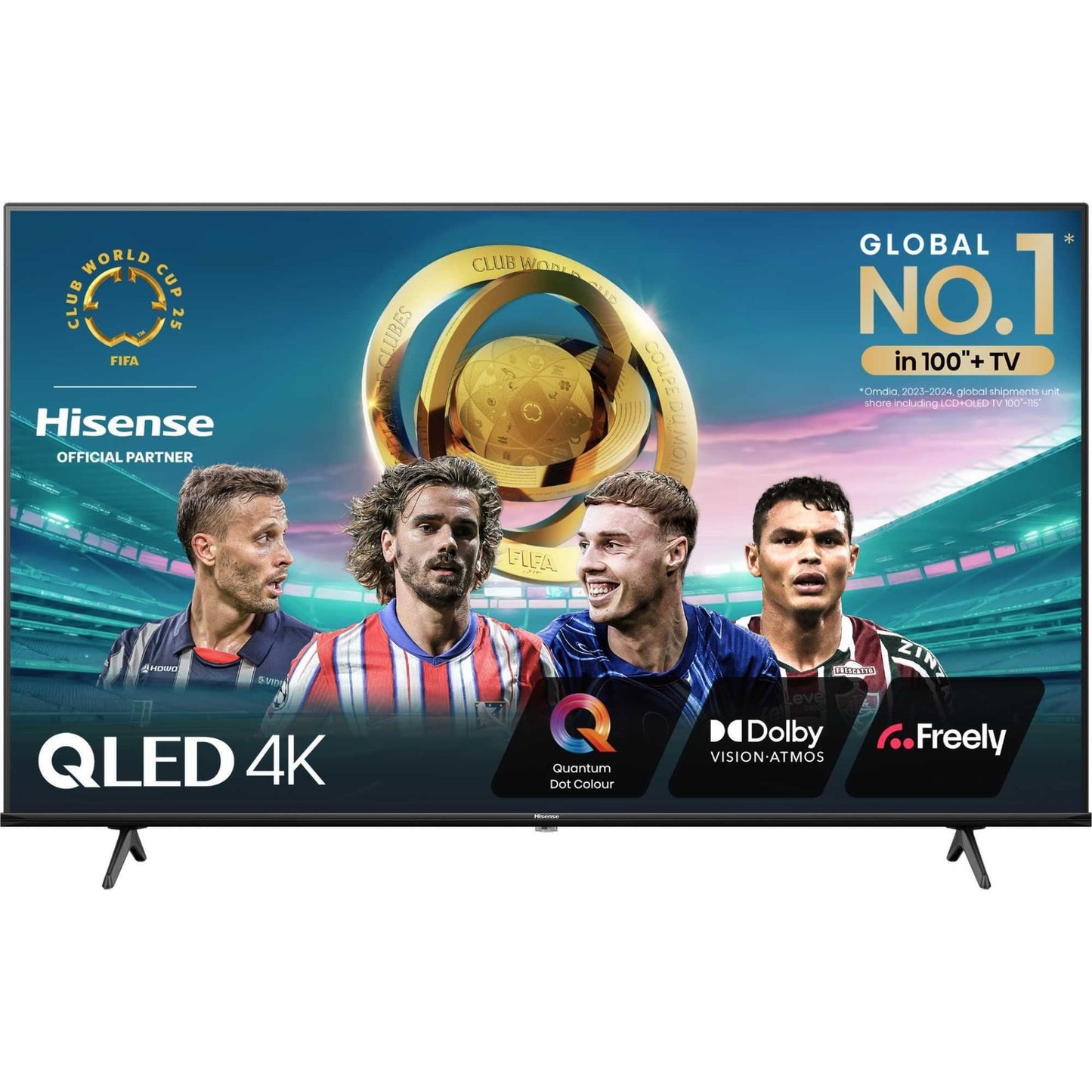 Hisense E78NQ 55" 4K Ultra HD QLED HDR Freely Smart TV - 55E78NQTUK