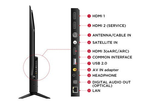 TCL 55V6BK 55" 4K UHD Android Smart TV