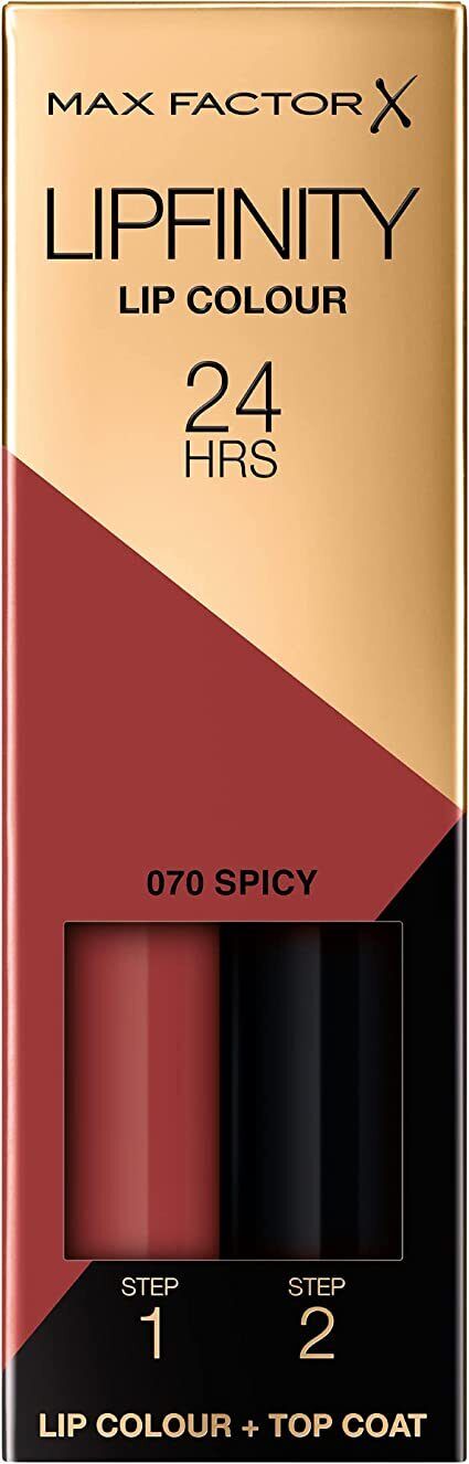 Max Factor Lipfinity 24HR Lip Colour Lipstick - Select Your Shade - Brand New