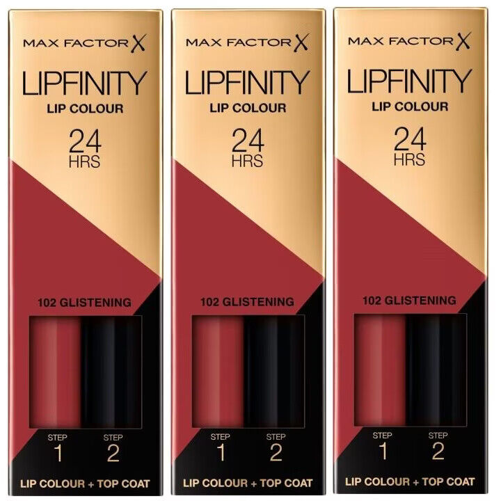 Max Factor Lipfinity 24HR Lip Colour Lipstick - Select Your Shade - Brand New