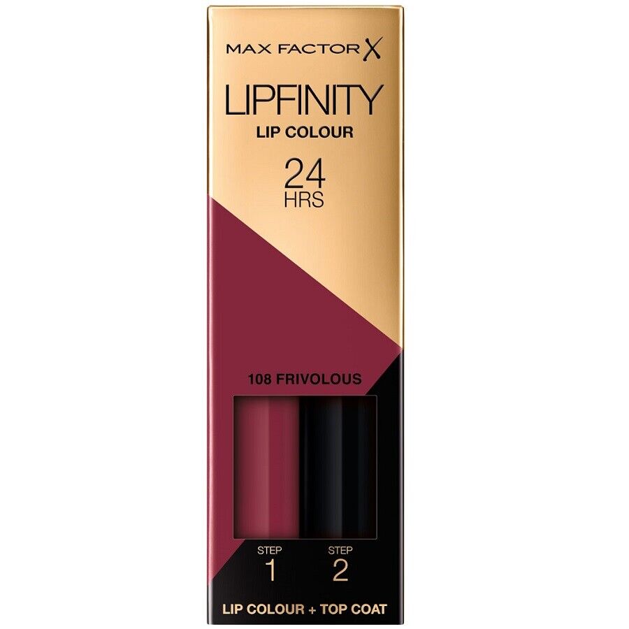 Max Factor Lipfinity 24HR Lip Colour Lipstick - Select Your Shade - Brand New