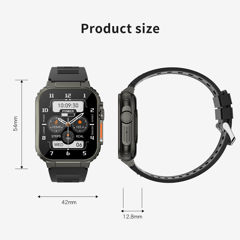 Smart Watch Blood Pressure Heart Rate Fitness Tracker Men Women Sports Watches