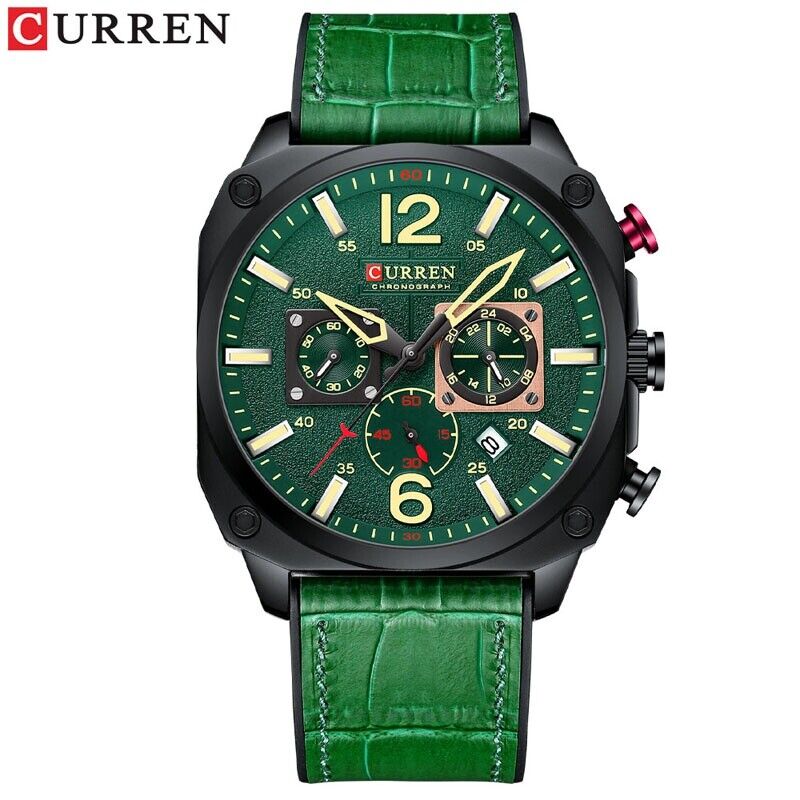 Luxury Men's Chronograph Date Quartz Luminous Waterproof Military Sports Watches