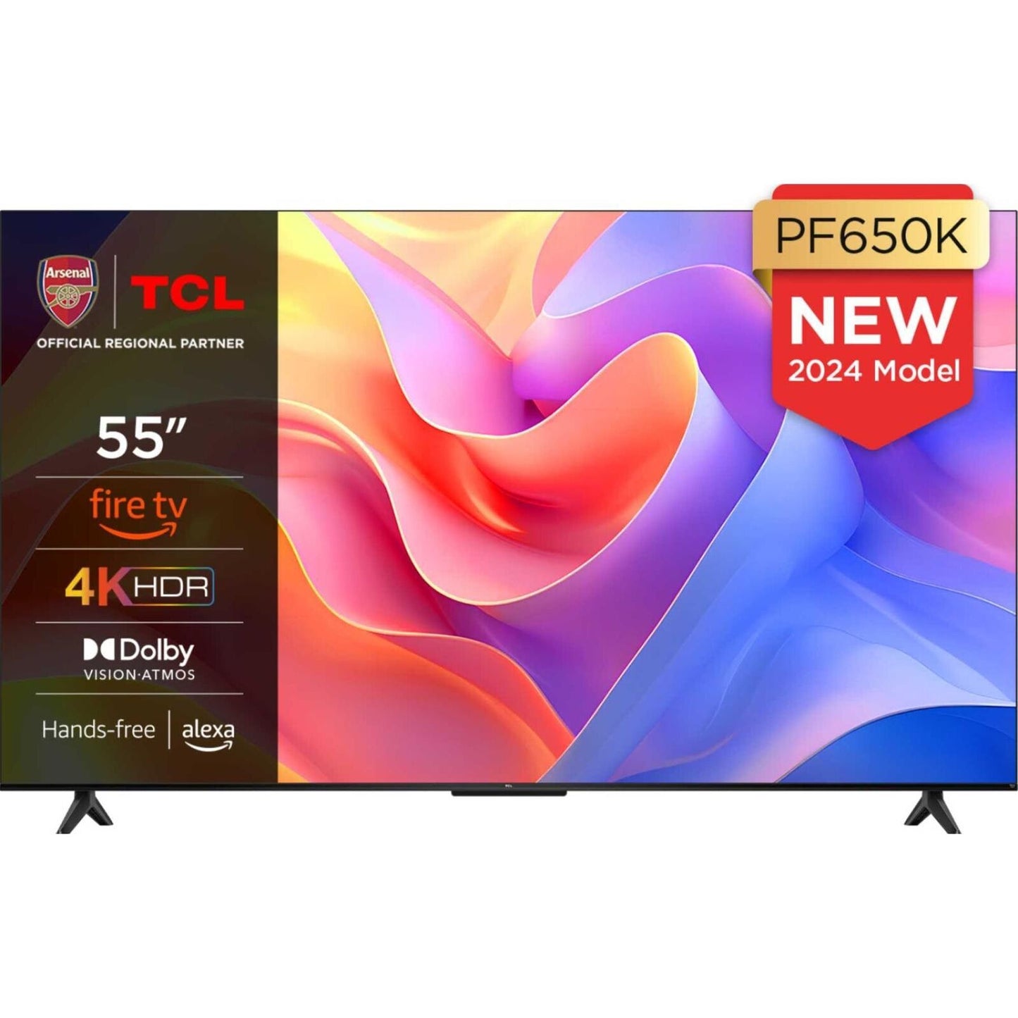 TCL 55PF650K 55" 4K HDR LED Smart TV 60Hz Refresh Rate