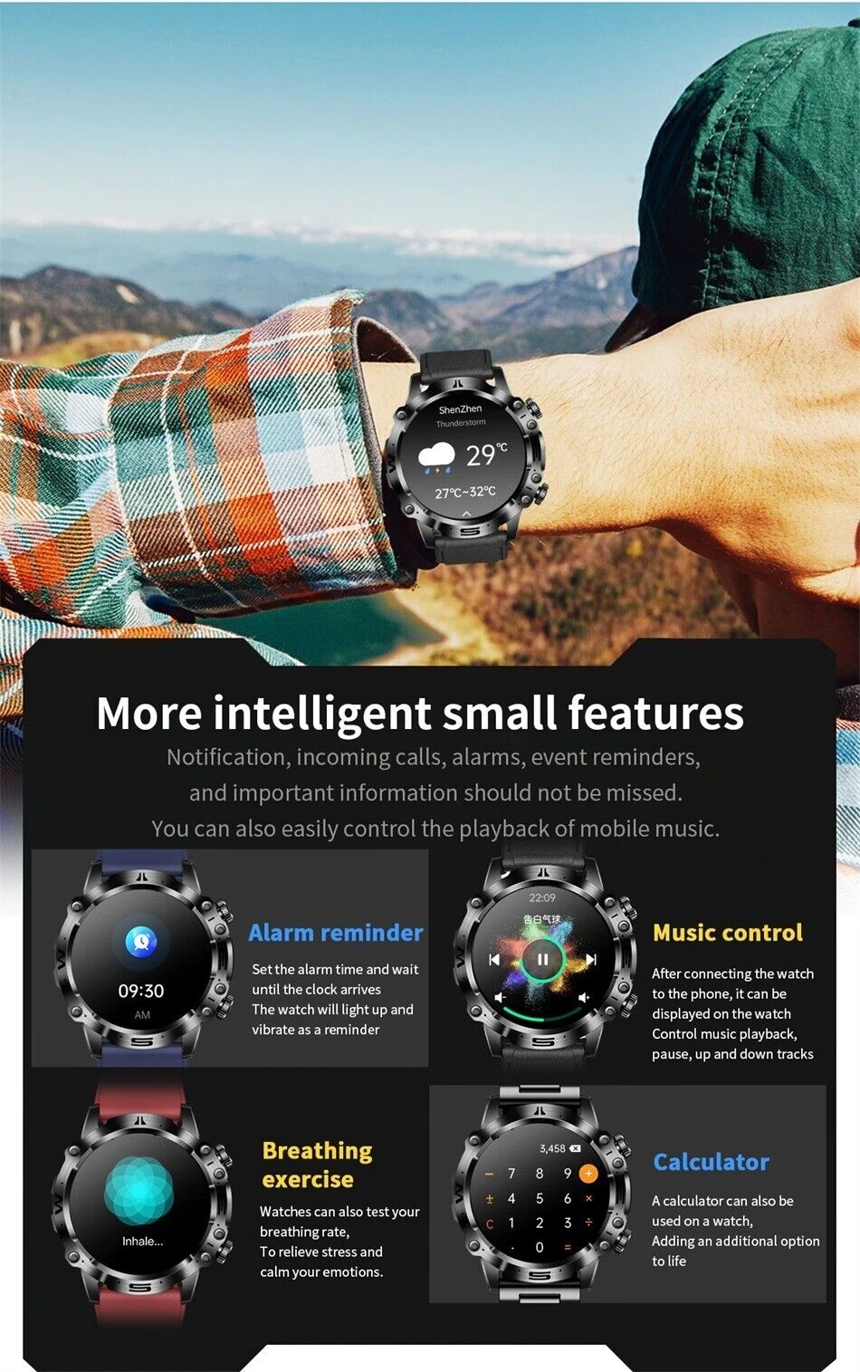 Smart Watch Men Women Fitness Tracker Blood Pressure Heart Rate Sport Watches UK