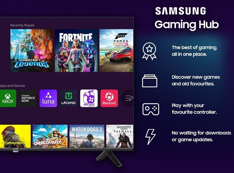 HYE 24" Inch Smart TV HD Ready 720p Frameless Tizen OS 3 x HDMI - 24HDS1008