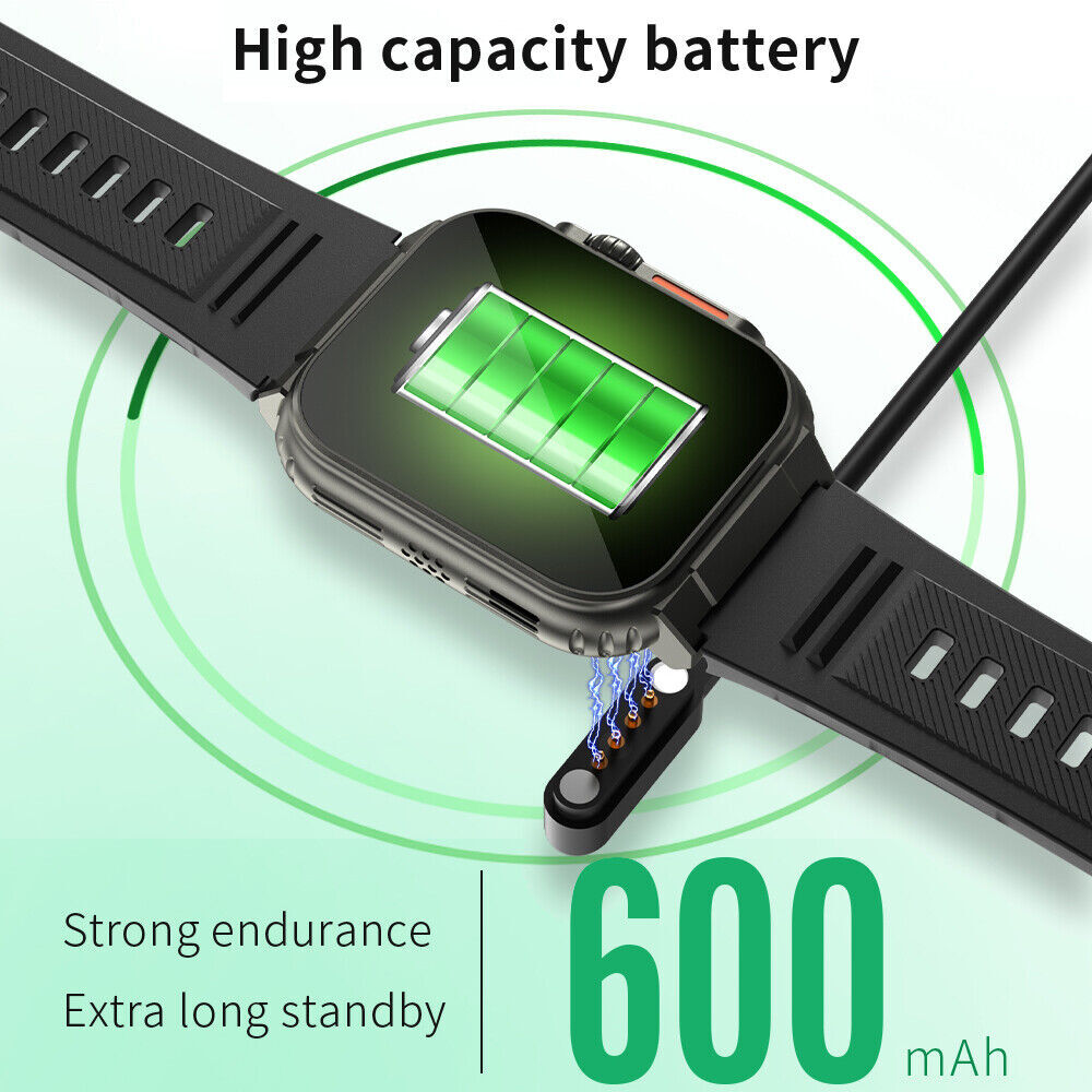 Smart Watch Blood Pressure Heart Rate Fitness Tracker Men Women Sports Watches