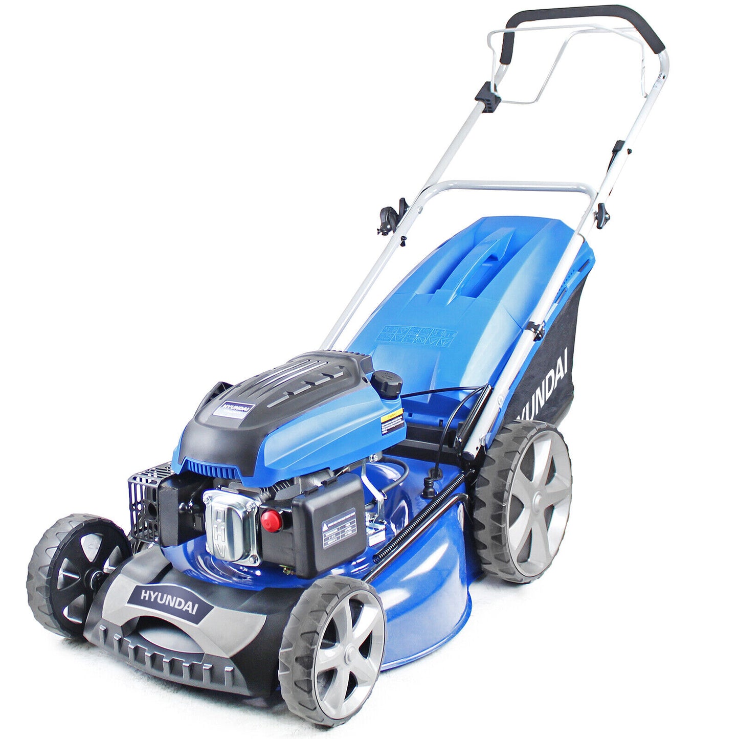 Hyundai Petrol Lawn Mower Self Propelled 196cc, 20" 51cm Cut Lawnmower HYM510SP