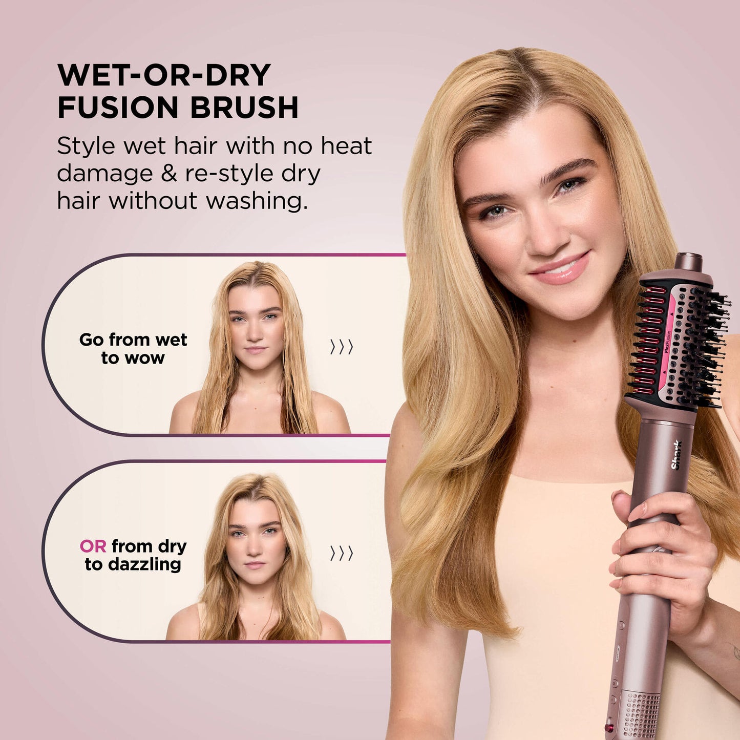 Shark FlexFusion Straight 5-in-1 Air Styler & Dryer & Straightener - Refurbished
