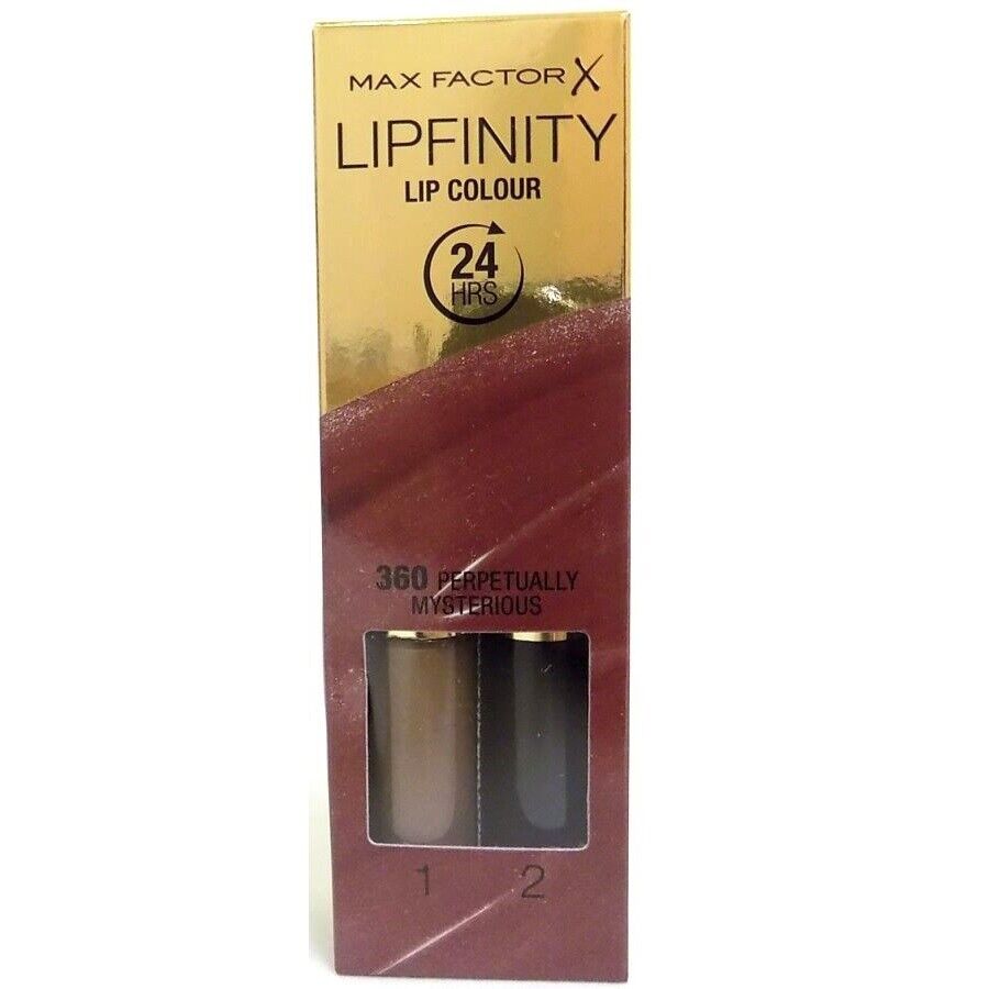 Max Factor Lipfinity 24HR Lip Colour Lipstick - Select Your Shade - Brand New