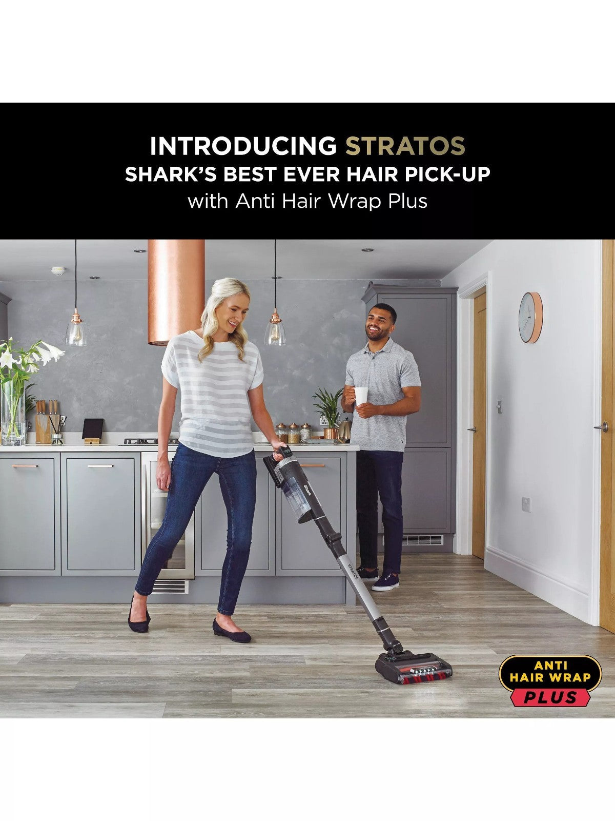 Shark Stratos Anti Hair Wrap Plus Pet Pro Cordless Vacuum IZ420UKT