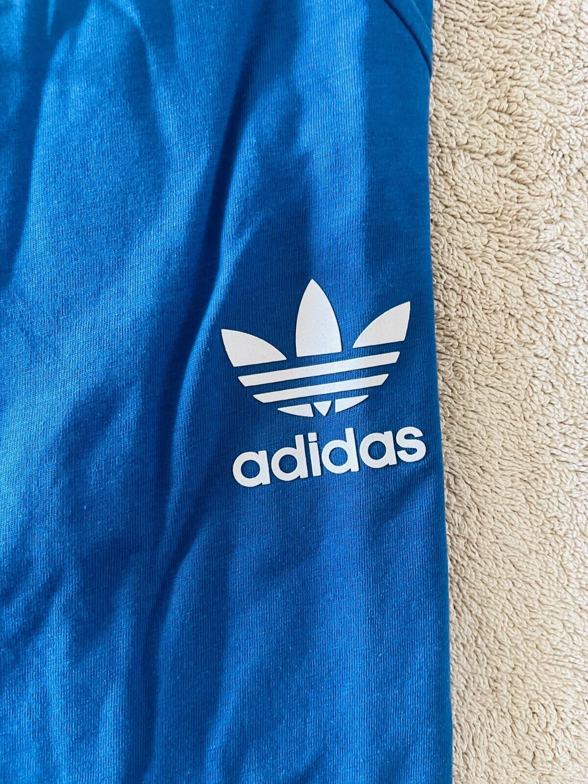 MEN'S ADIDAS ORIGINALS TEE SHORT SLEEVE CREW NECK THREE STRIPE T-SHIRT L, XL