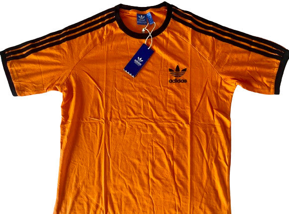 MEN'S ADIDAS ORIGINALS TEE SHORT SLEEVE CREW NECK THREE STRIPE T-SHIRT L, XL