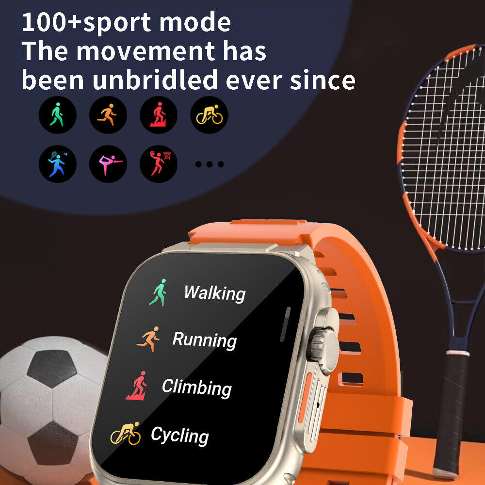 Smart Watch Blood Pressure Heart Rate Fitness Tracker Men Women Sports Watches
