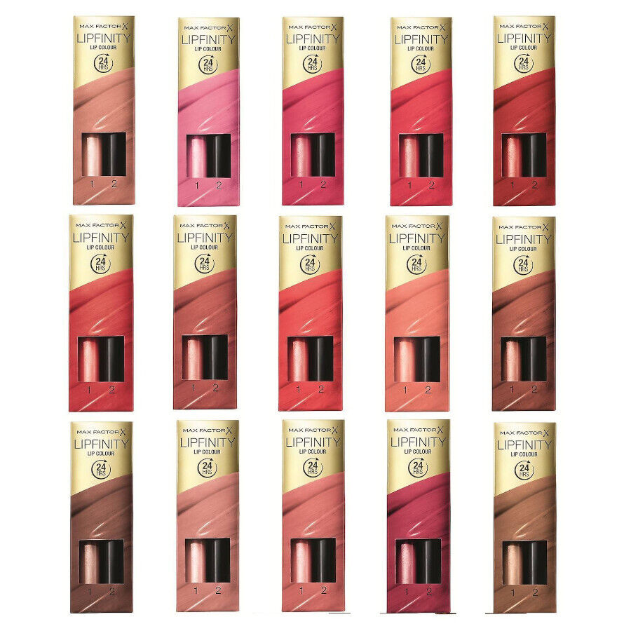 Max Factor Lipfinity 24HR Lip Colour Lipstick - Select Your Shade - Brand New