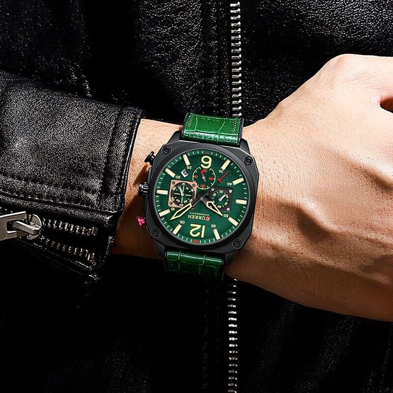 Luxury Men's Chronograph Date Quartz Luminous Waterproof Military Sports Watches