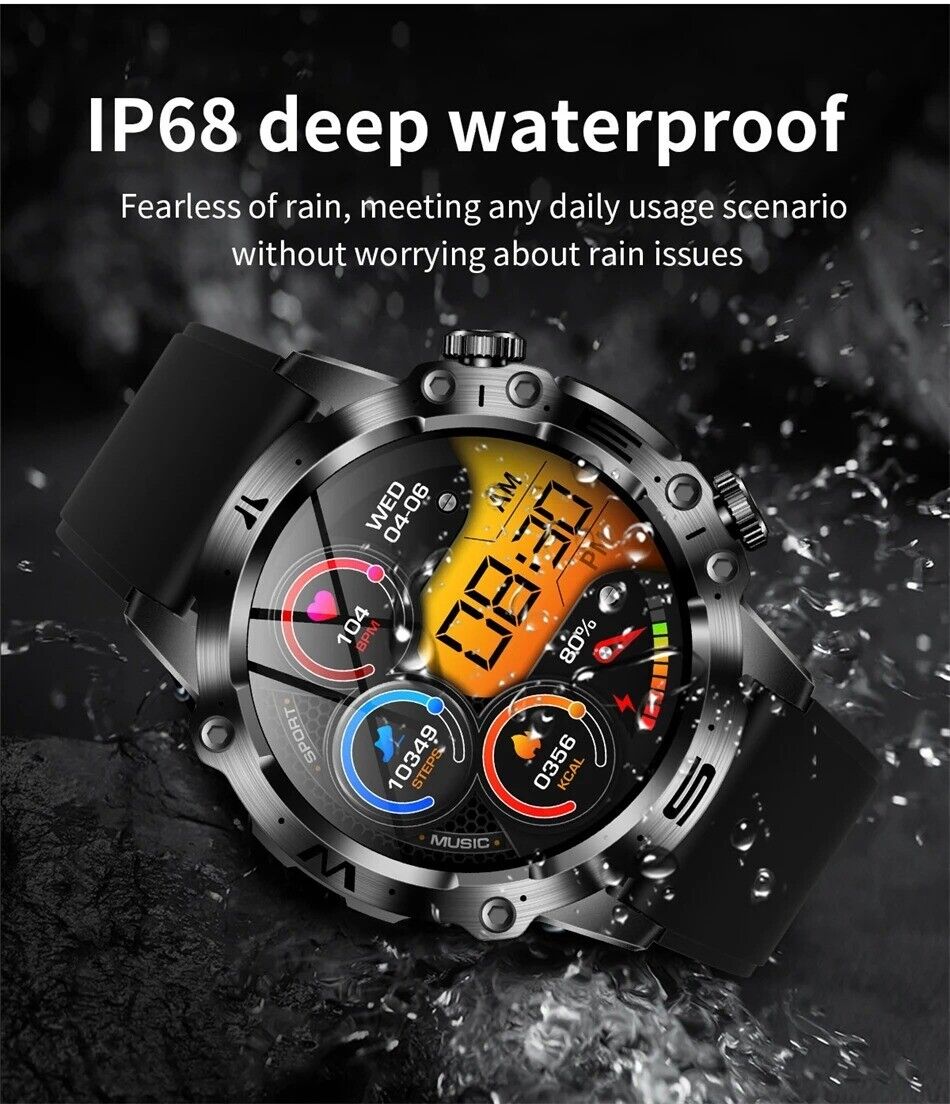 Smart Watch Men Women Fitness Tracker Blood Pressure Heart Rate Sport Watches UK