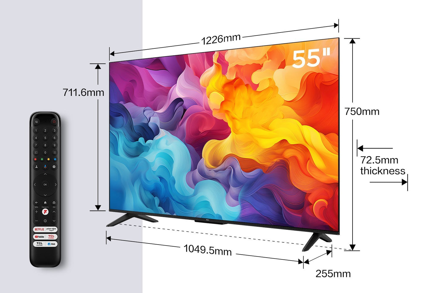 TCL 55V6BK 55" 4K UHD Android Smart TV
