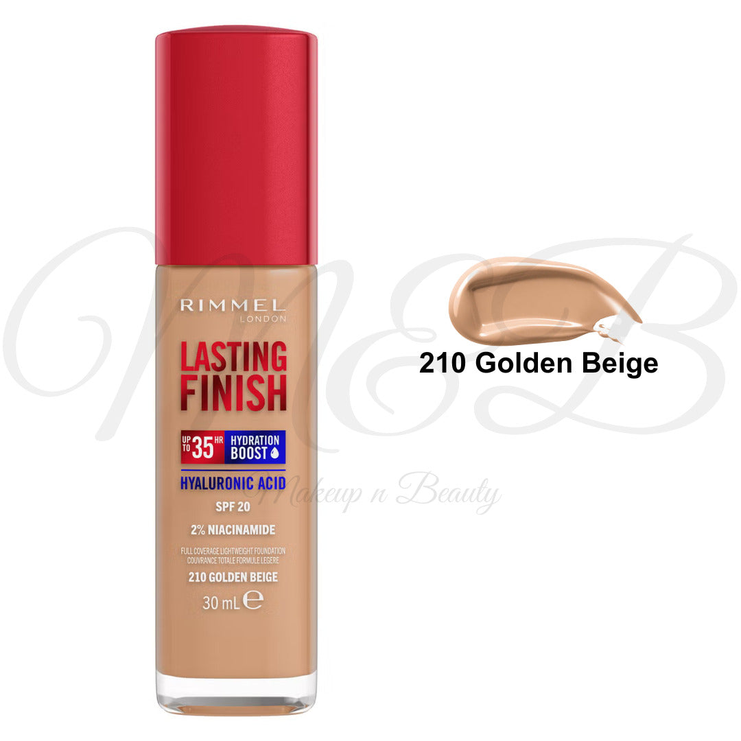 Rimmel Lasting Finish 35Hr Foundation SPF 20 30ml *CHOOSE SHADE*