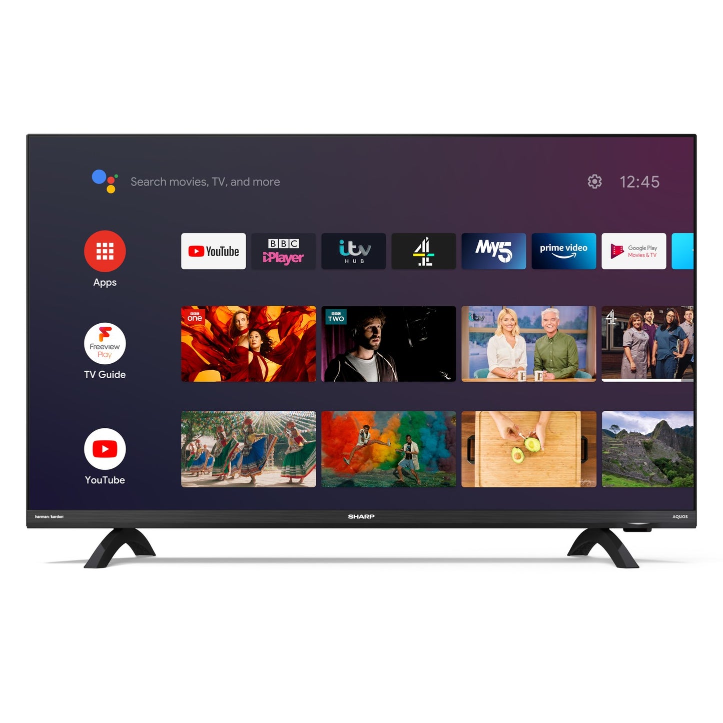 Sharp 1T-C32DI3KL2AB 32" Inch HD LED Smart Android TV Google Assistant