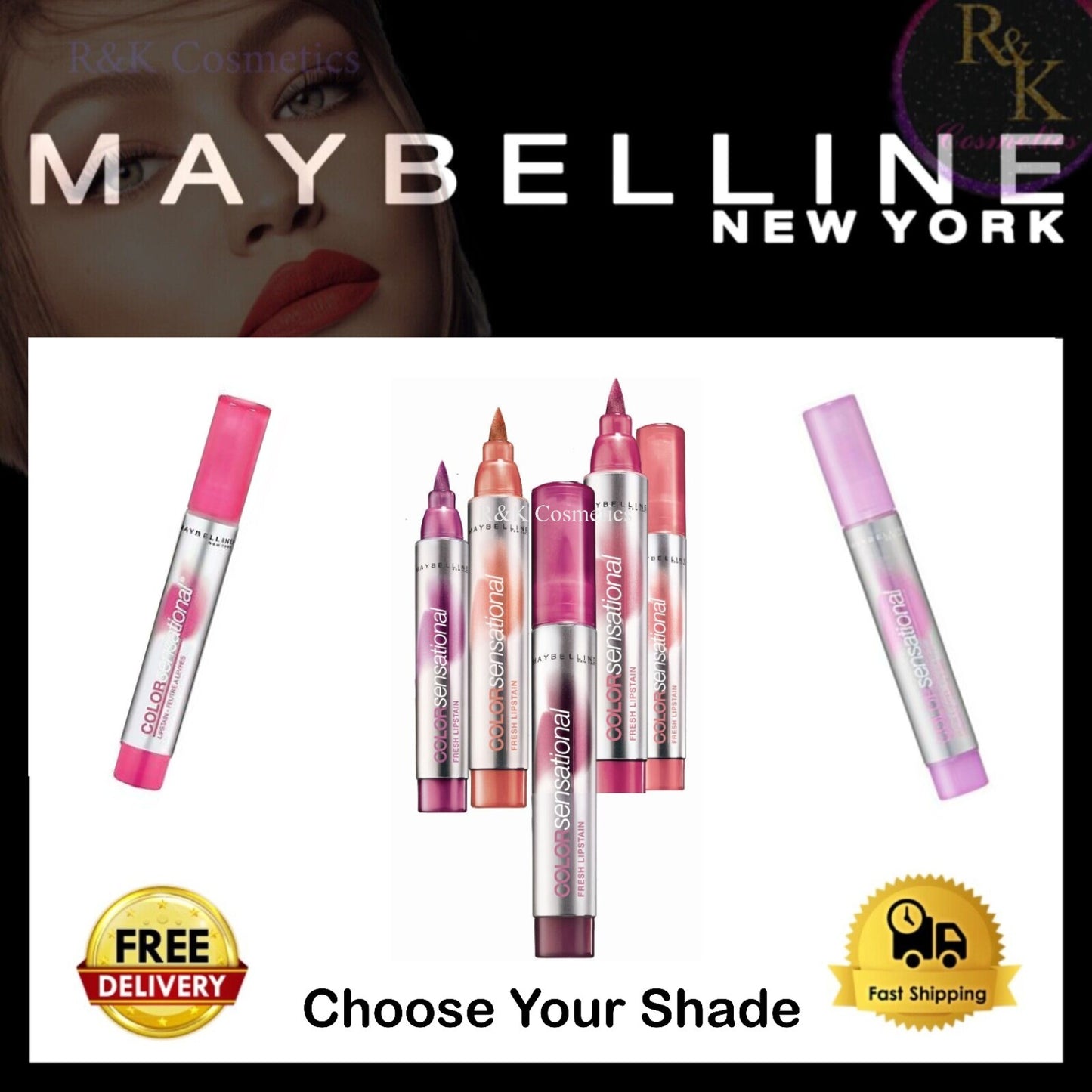 Maybelline Color Sensational Lipstain New/Sealed - Choose Shade