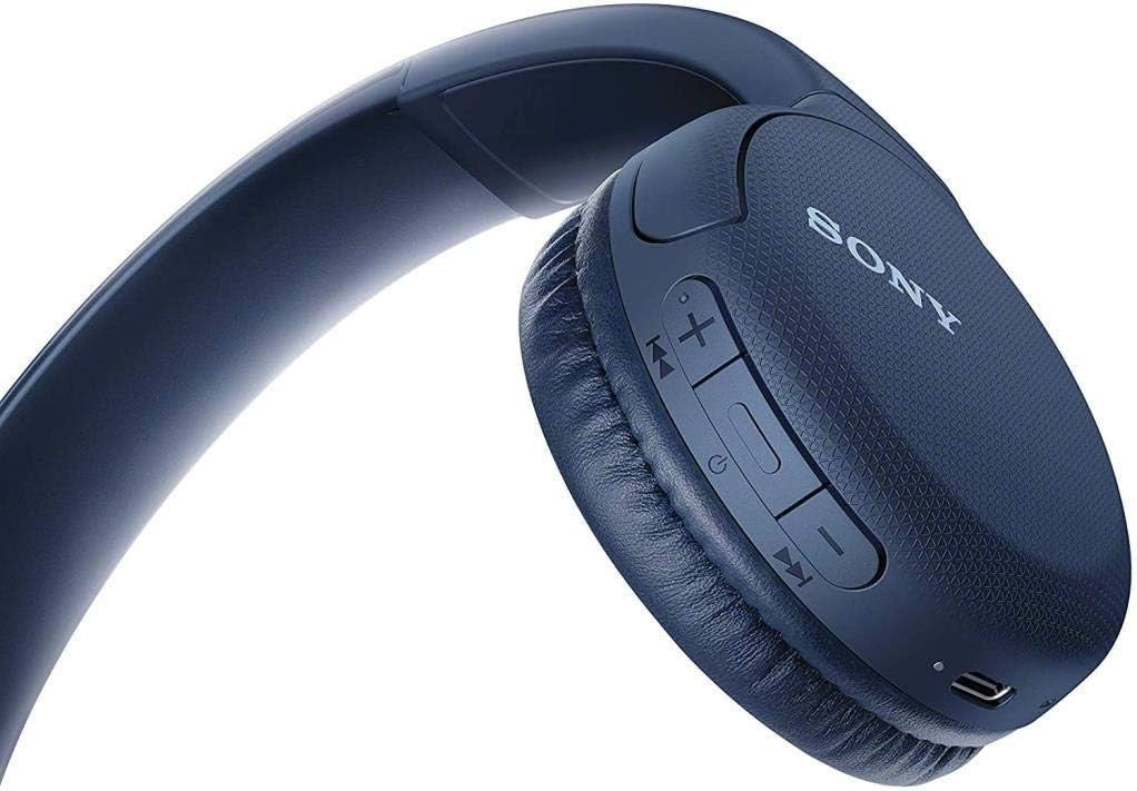 SONY WH-CH510 ON EAR BLUETOOTH WIRELESS HEADPHONES WITH MIC - BLUE - BRAND NEW