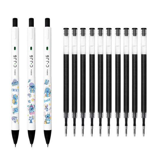 Disney Lilo & Stitch Stitch Creative Anime Peripheral Limited Neutral Pen Secondary Personalized Cartoon Press Action Black Pen