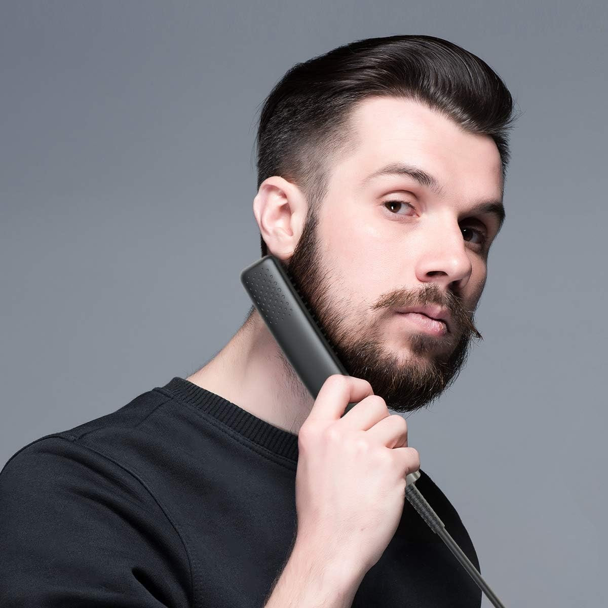 Lidasen Beard Straightener Combs for Men, Multifunctional Ionic Hair Beard Stra