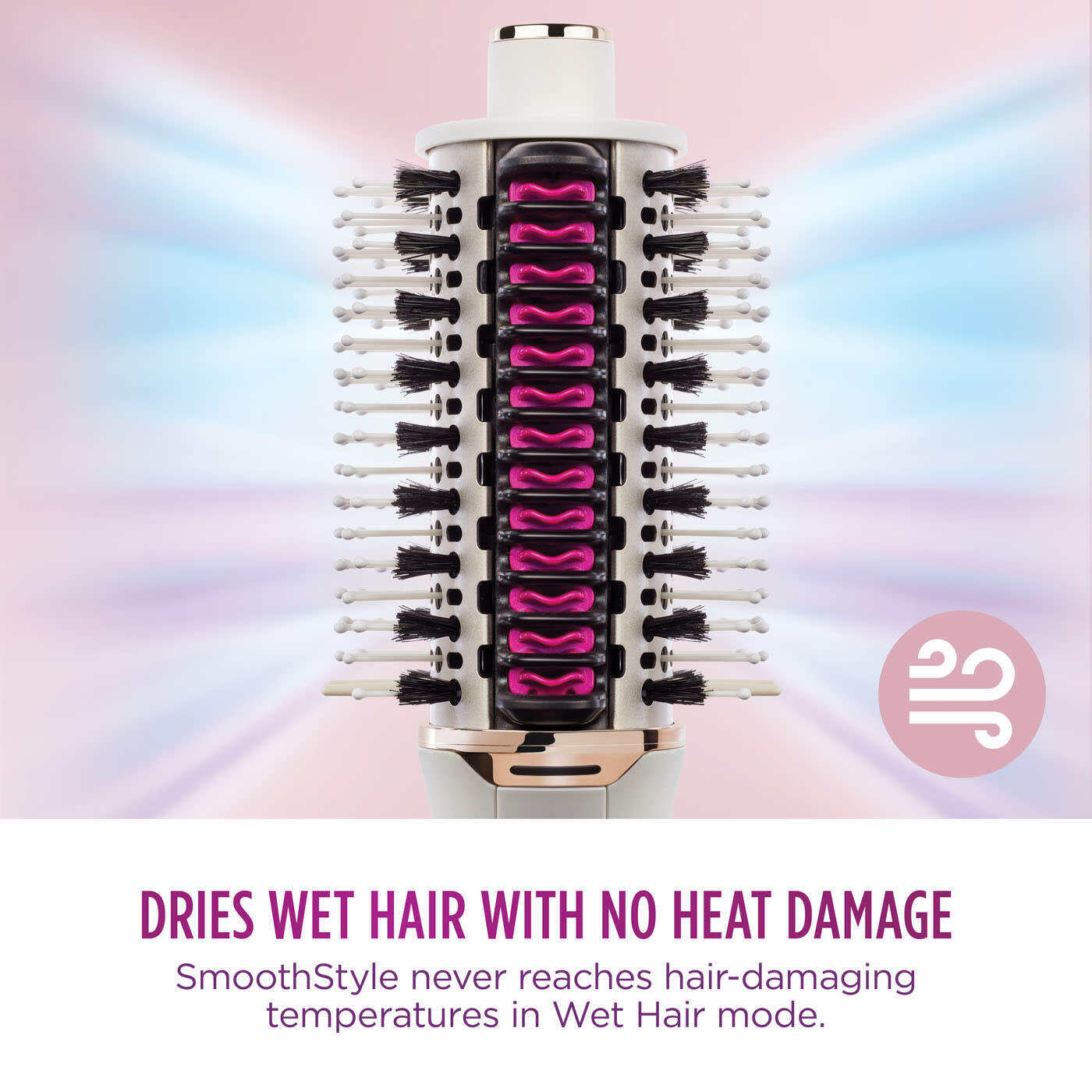 Shark SmoothStyle Hot Brush & Smoothing Comb - Certified Refurbished [HT202UK]