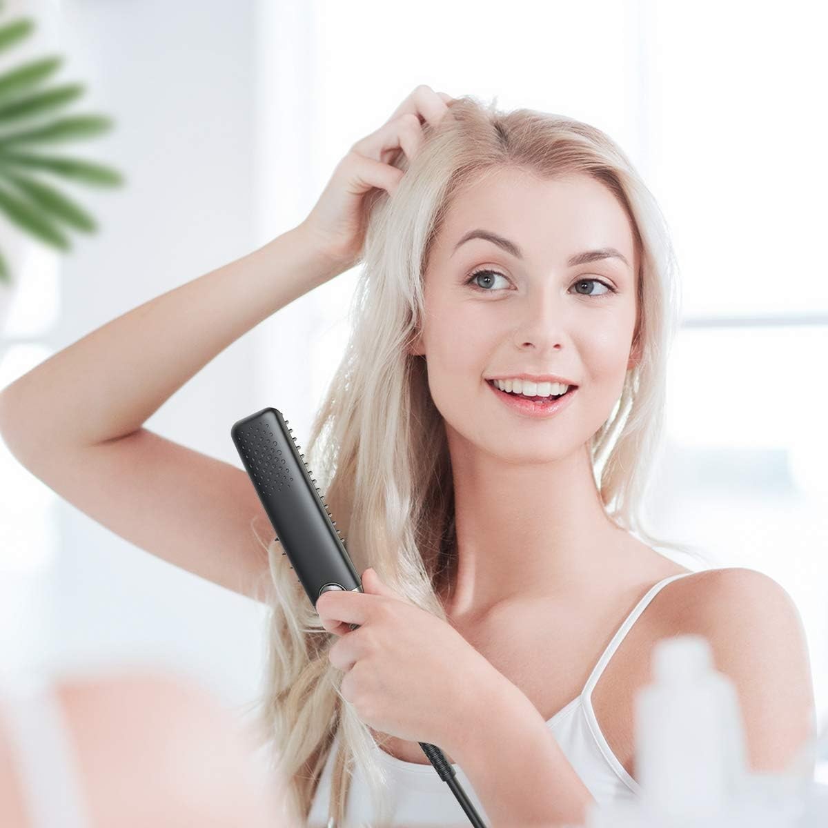 Lidasen Beard Straightener Combs for Men, Multifunctional Ionic Hair Beard Stra
