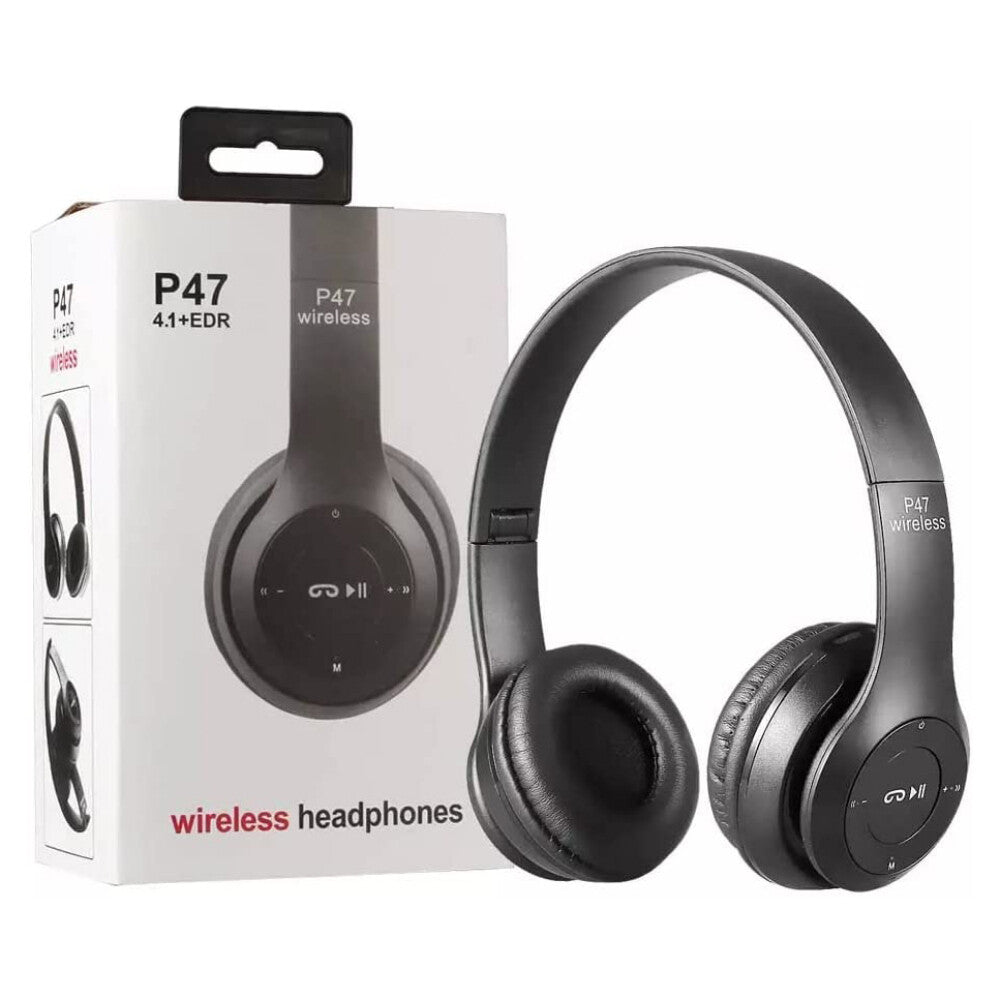 Wireless Bluetooth Headphones with Noise Cancelling Over-Ear Earphones 5.1 NEW*