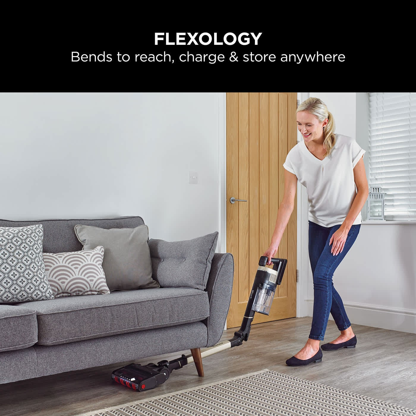 Shark Stratos Cordless Stick Vacuum, Pet - Refurbished [IZ400UKT] 1 Battery