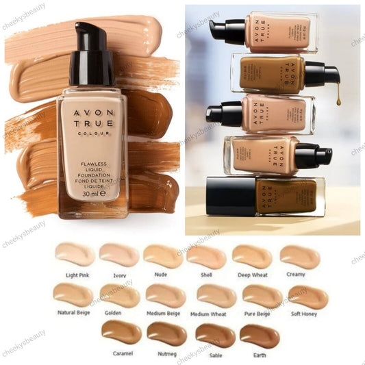 Avon True Colour Flawless Liquid Foundation 30ml, Choose Your Shade,New & Boxed