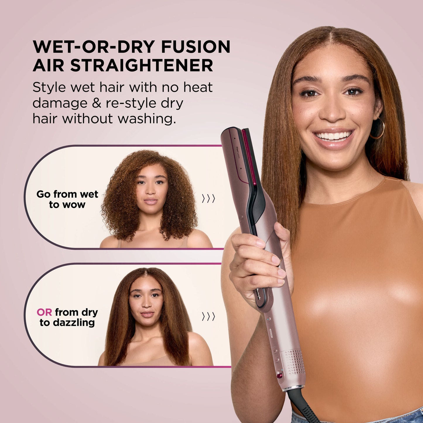 Shark FlexFusion Straight 5-in-1 Air Styler & Dryer & Straightener - Refurbished