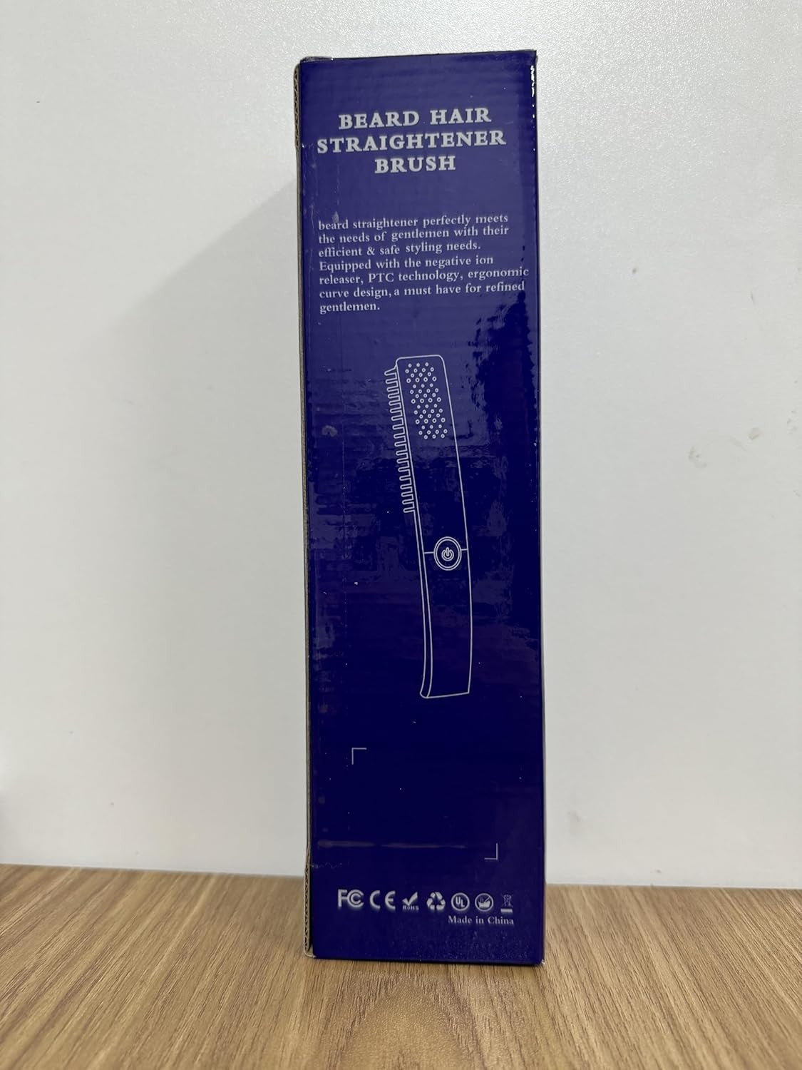 Lidasen Beard Straightener Combs for Men, Multifunctional Ionic Hair Beard Stra
