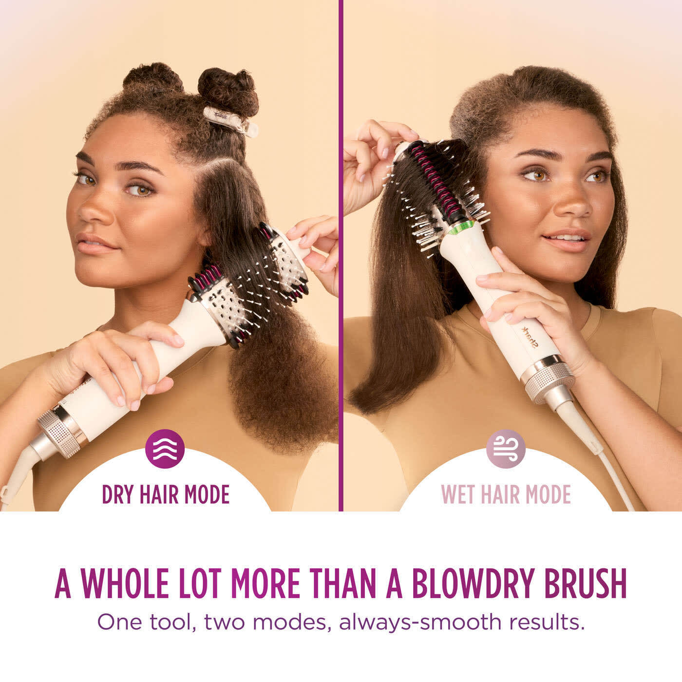 Shark SmoothStyle Hot Brush & Smoothing Comb - Certified Refurbished [HT202UK]