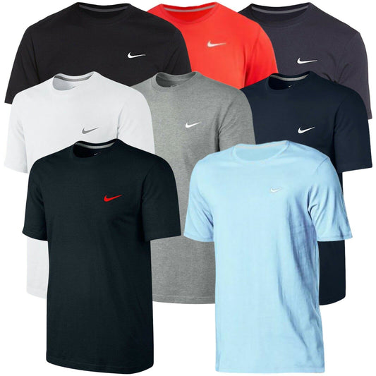 Nike Mens T Shirt Gym Cotton Sports Crew Neck Jogging Casual Tee Top Sizes