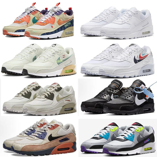 Nike Air Max 90 Men's Trainers Sports Running Casual Shoe Low Top Sneaker NWT ✅