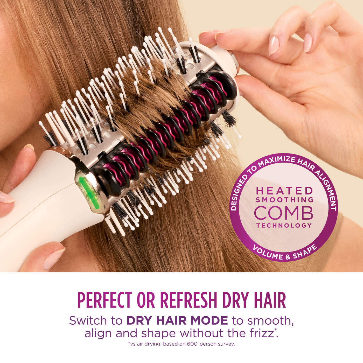 Shark SmoothStyle Hot Brush & Smoothing Comb - Certified Refurbished [HT202UK]