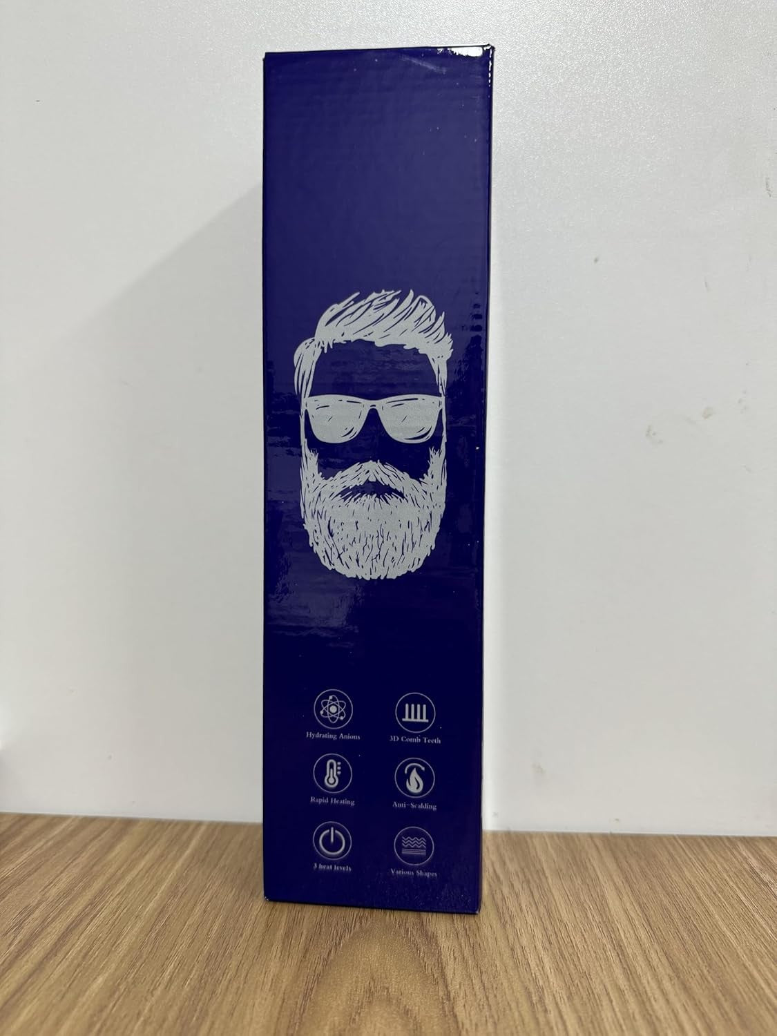 Lidasen Beard Straightener Combs for Men, Multifunctional Ionic Hair Beard Stra