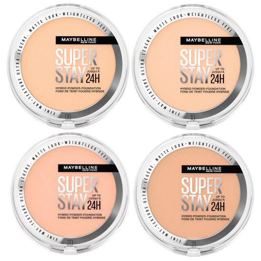 Maybelline Super Stay 24H Hybrid Powder Foundation 9g - Select Your Shade - New