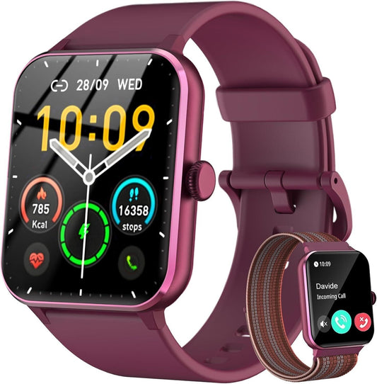 Alexa Smart Watch Women ladies Make Call Bluetooth Phone Call Watch For Samsung