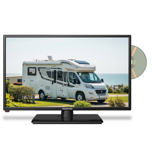 Vision Plus 24 Inch Full HD LED 12 Volt TV with Freeview and Built-in DVD Player