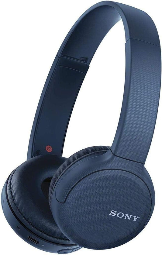 SONY WH-CH510 ON EAR BLUETOOTH WIRELESS HEADPHONES WITH MIC - BLUE - BRAND NEW