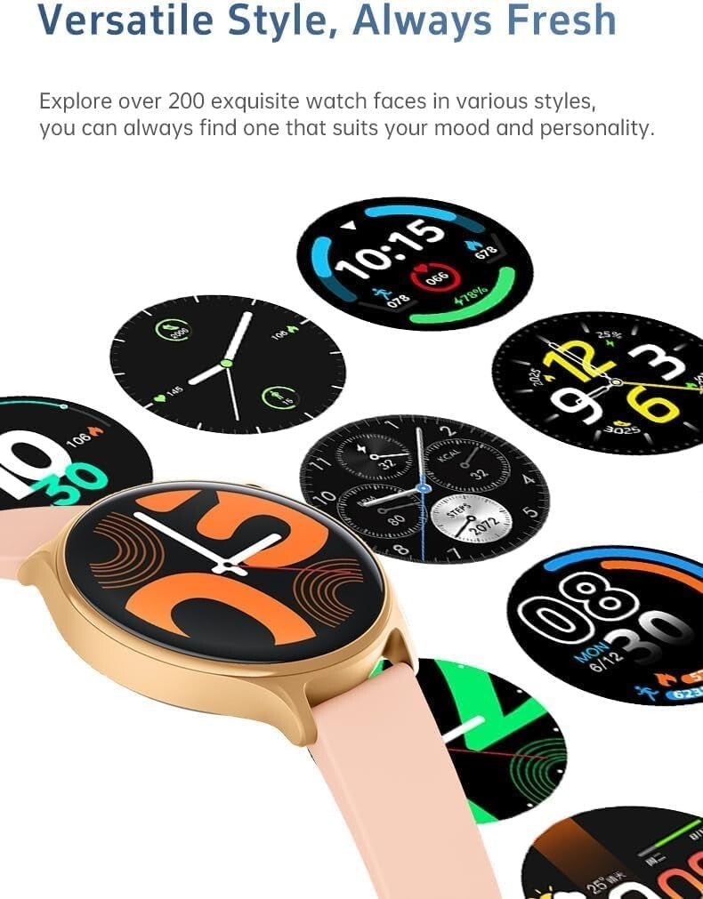 Smart Watch for Men Women Calls Bluetooth Heart Rate Sport Watches UK Smartwatch